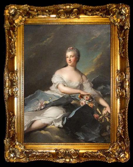 framed  Jjean-Marc nattier Portrait of Baronne Rigoley d